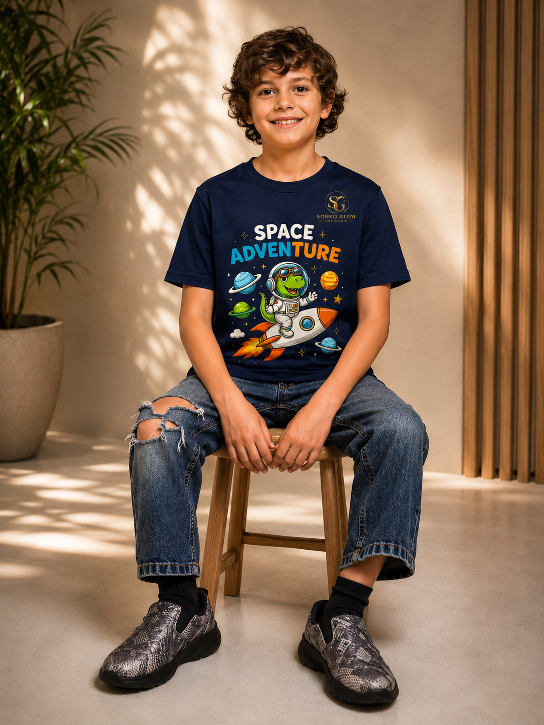 Space Adventure Kids T-Shirt