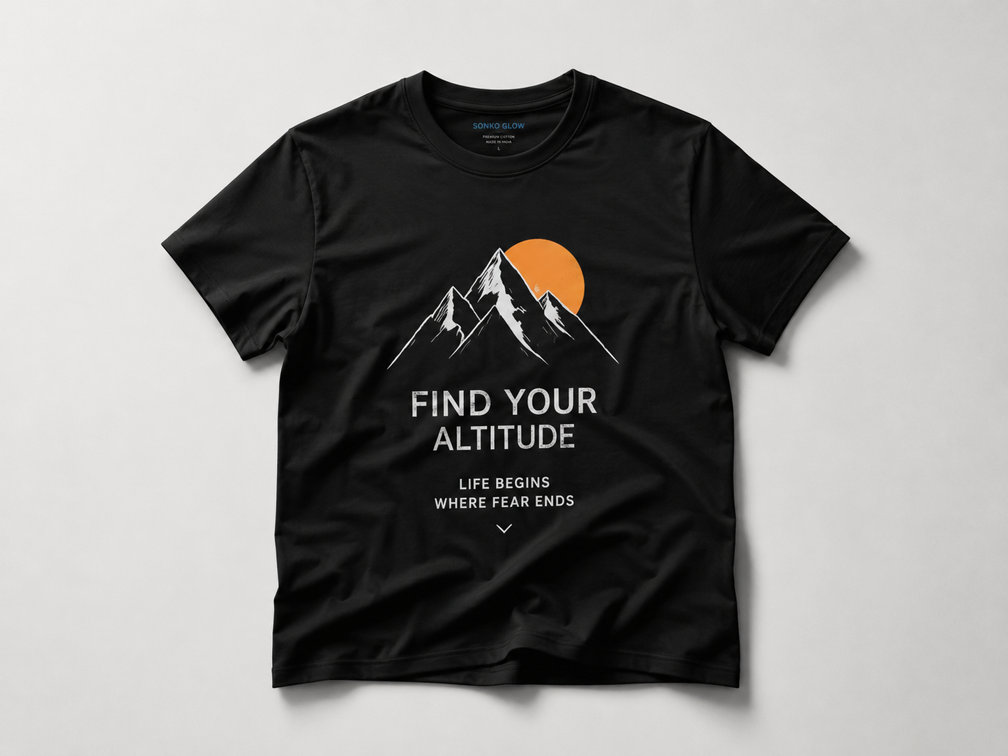 Find Your Altitude Classic Cotton T-Shi