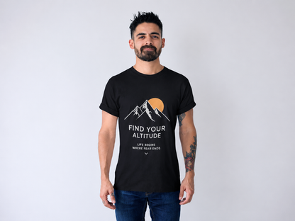 Find Your Altitude Classic Cotton T-Shi
