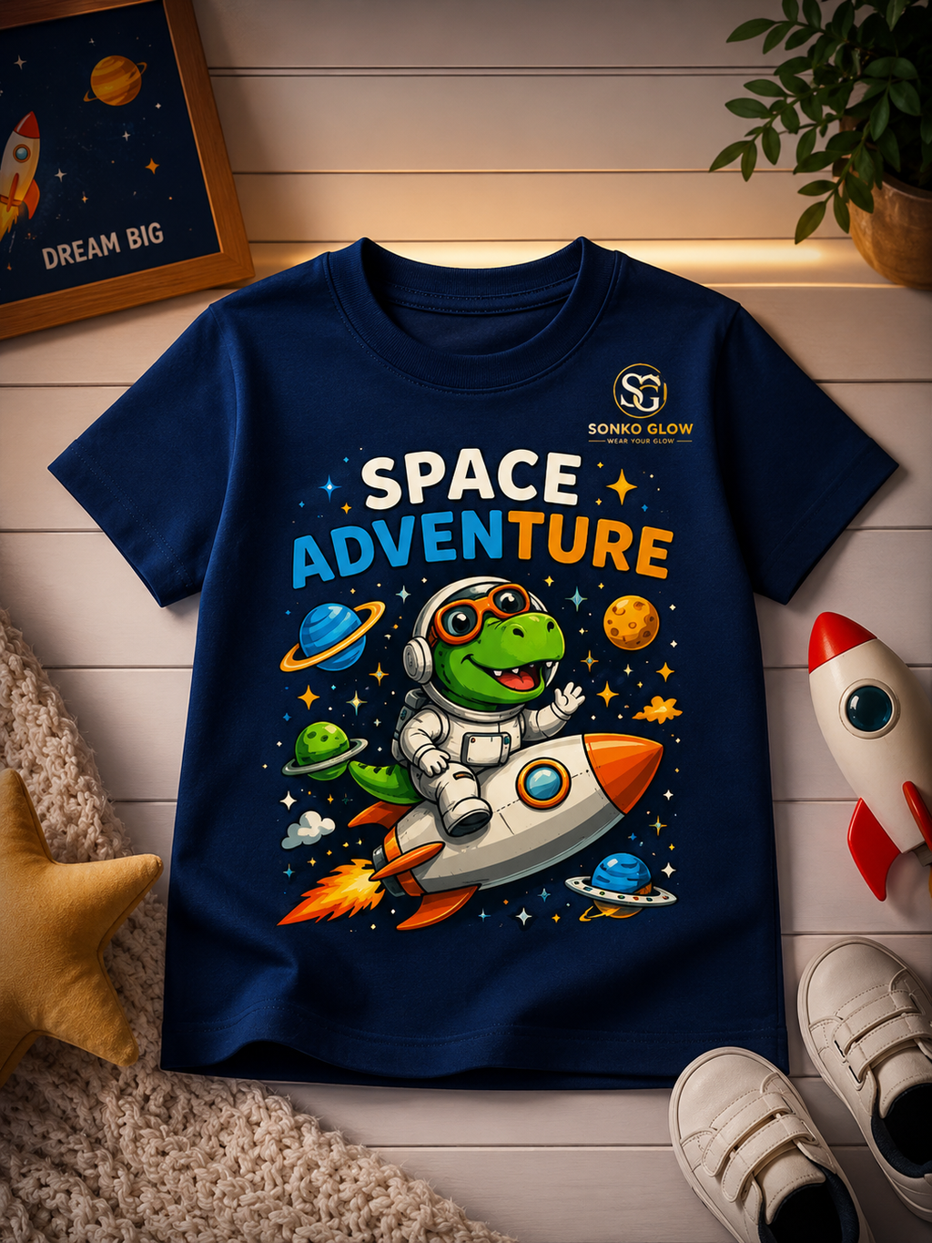 Space Adventure Kids T-Shirt
