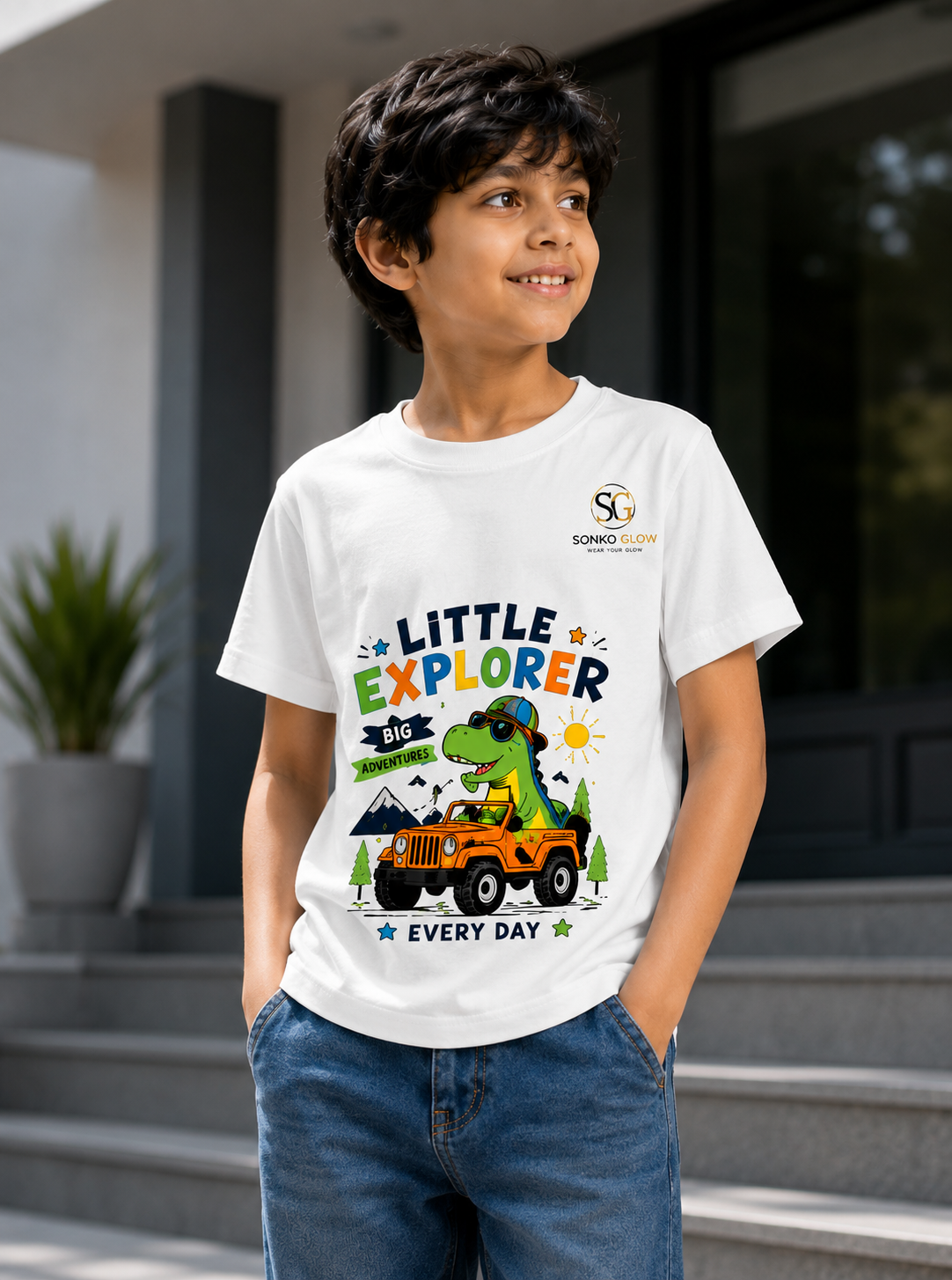 Little Explorer  boys T-Shirt