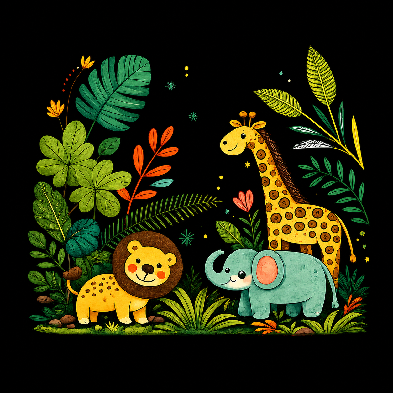 Jungle Friends Boy's T-Shirt